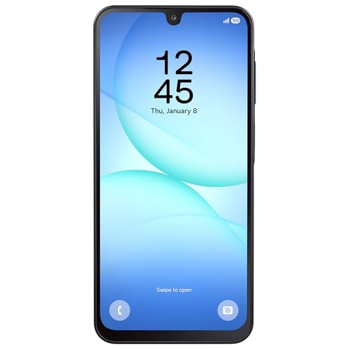 Image of total wireless Samsung Galaxy A17 5G, 128GB, Black - Prepaid Smartphone (Locked to Tracfone) - 6.7 inch Super AMOLED 90Hz Display, 50MP Triple Camera with OIS, 5,000mAh Battery, 4GB RAM, Android 16