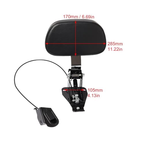 Dossier pilote pour Touring 09-22 réglable en cuir premium