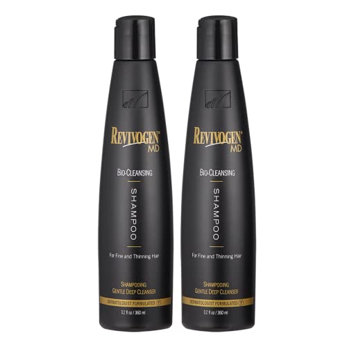 Revivogen MD Bio-Cleansing Shampoo 2-Pack for Thinning Hair, Volu...