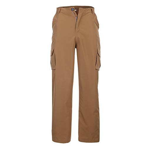 Cargo Pants for Men Drawstring Elastic Waist Hiking Joggers Work Sweatpants Multi Pockets Fit Tactical Pants2