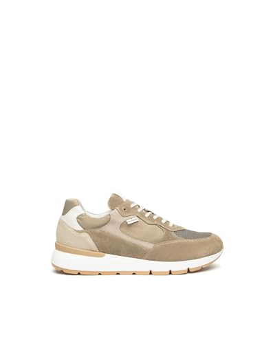 Nero Giardini E601100U Baskets pour homme en cuir, daim et toile, 501, 43 EU