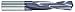 Morse Cutting Tools 92251 Screw Machine Length Drill Bits, Solid Carbide, TiALN Finish, 135 Degree Point, 40 Size