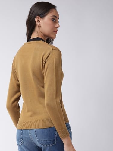 Image of Pivl Womens Winter Season V Neck Full Sleeves Sweater /Cardigan