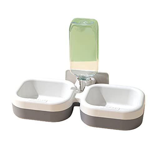 ペットフィーダー 17オンス ウォーターディスペンサー 自動 犬猫用 詰め替え自己給餌フードボウル 小型ペット用 フィーダー ウォーターディスペンサー 自動噴水 屋内ペットフードボウル用