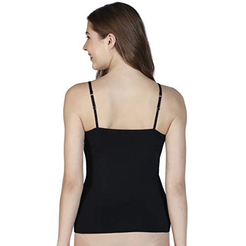 Image of Amante White Women Spaghetti Strap Modal Camisole