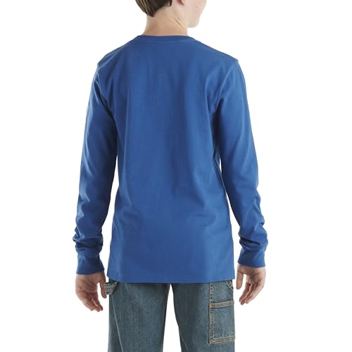Carhartt Boys' Long Sleeve Crewneck T-Shirt with Pocket - Image 5