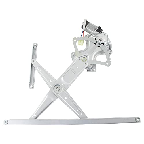 Image of TRQ Front Passenger Side Power Window Motor and Regulator Assembly Power Compatible with 09-13 Toyota Corolla North America Built Models 09-13 Matrix North America Built Models