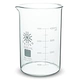 United Scientific BG1000-5000 Borosilicate Glass Low Form Beaker, 5000ml Capacity
