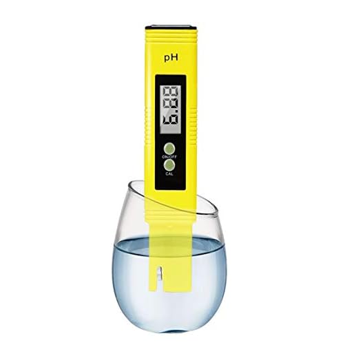 Digital PH Meter Water Quality Tester 0.01 Accuracy Measurement Range 0-14PH Automatic Temperature Compensation (ATC) Drinking Water Hydroponics Spa Aquarium RO System(Yellow)