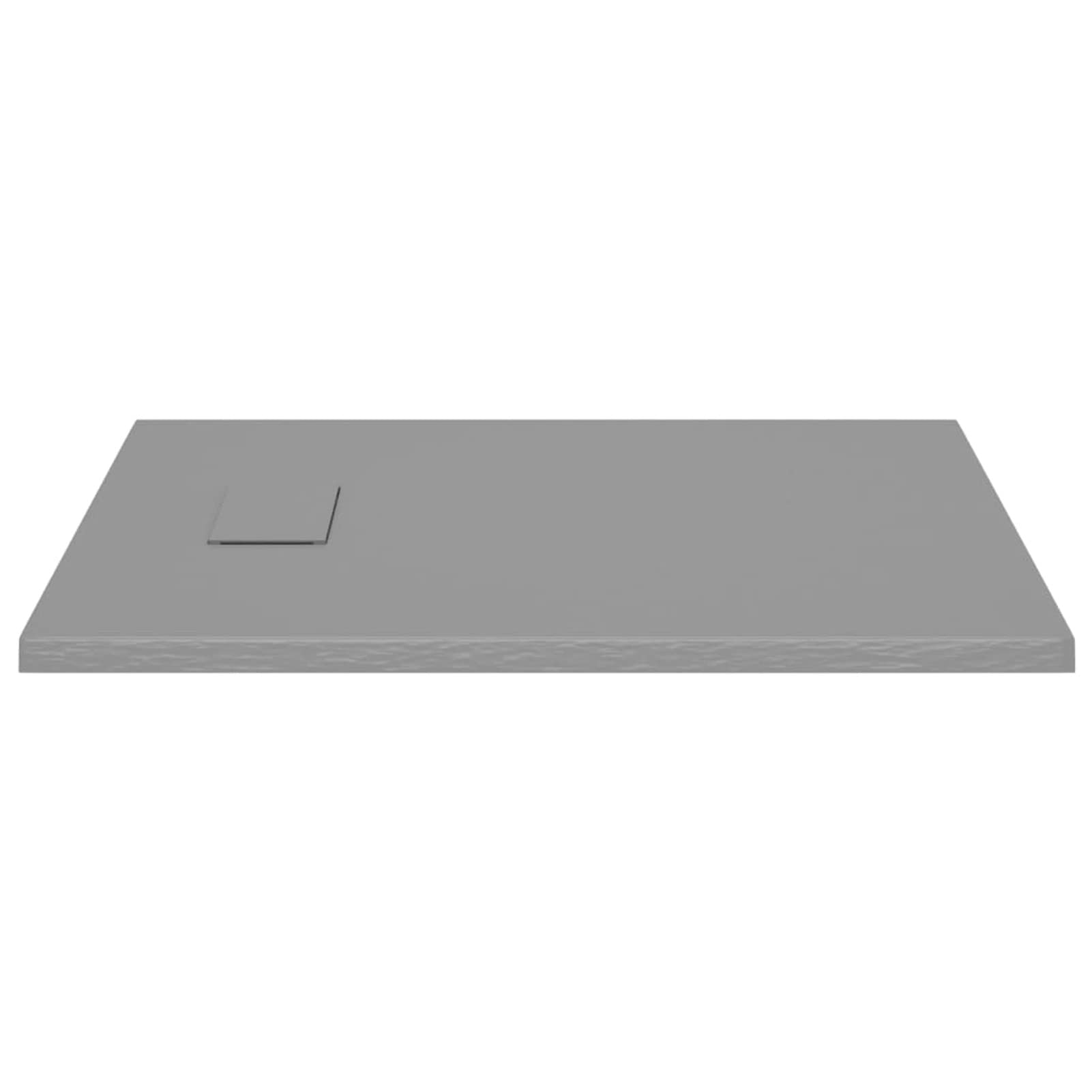 Plato de ducha de SMC gris 90 x 70 cm – Plato de ducha Slim cuadrado con borde