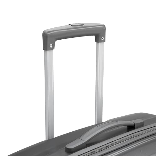 Image of American Tourister Barcelona | Check-in Trolley Bag (79 cm) | 360 8 Wheel Travel Luggage | Hard Case Polycarbonate Suitcase | Mounted Combination Lock | Gun Metal