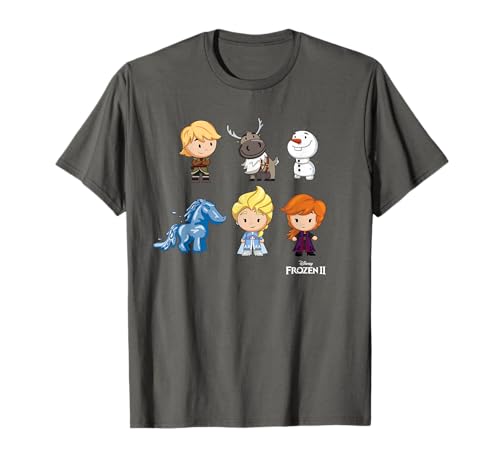 Disney Frozen 2 Chibi Character Lineup T-Shirt