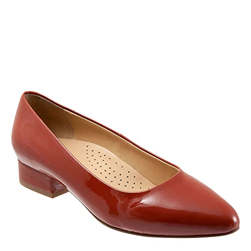 Trotters Women's Jewel Pump, Terracotta Patent, 9.5 Narrow