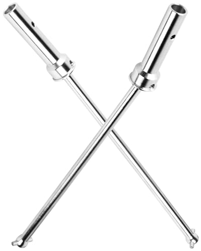 BRCatWPark for 1/5 Arrma KRATON 8S BLX/Outcast 8S BLX, 2PCS Front/Rear Drive Shaft Upgrades Parts Hop-up for 1/5 Arrma Outcast/KRATON 8S BLX,Silver