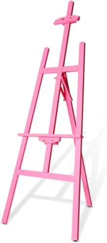 Chevalet en bois portable stable et robuste pour exposition d'art
