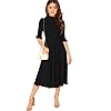 Verdusa-Womens-Elegant-Ribbed-Knit-Bell-Sleeve-Fit-and-Flare-Midi-Dress Verdusa Women's Elegant Ribbed Knit Bell Sleeve Fit and Flare Midi Dress Black L