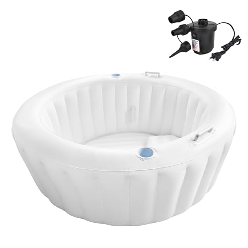 Image of Birth Pool in Creamy Marshmallow, Premium Birth Tub, Birthing Pool for Home Birth, Home Birth Tub, Multi-Functional Pool for Relaxation and Kids Swimming, Birthing Tub Quick Inflation and Convenient