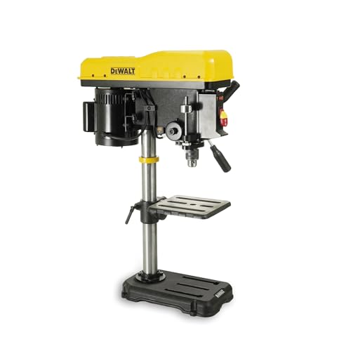 DeWalt 10' Drill Press, 7.0 AMP Motor, 3.5' Spindle Travel, Five Speed, Integrated LED Worklight