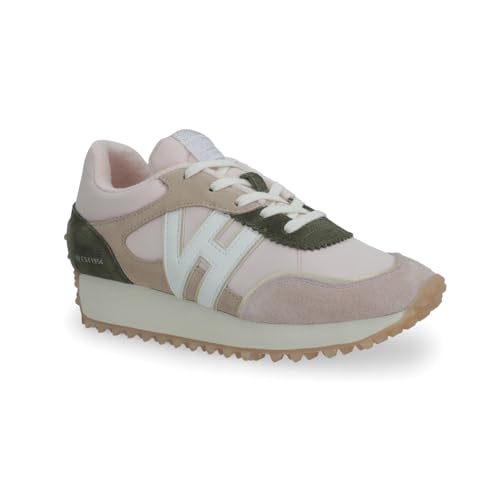 VINTAGE HAVANA Womens Cosmic Lace Up Sneakers Shoes Casual - Beige2