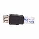 CABLEPELADO USB-auf-Ethernet-Adapter, RJ45-Stecker, Geschwindigkeit 10 MB/100 Mb, Geeignet Zum Anschluss Eines Modems/Routers an Den RJ45-Port