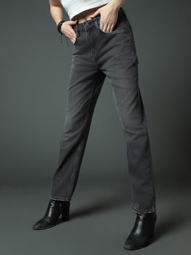 Image of HIGH Star Women's Regular Fit Mid Rise Jeans