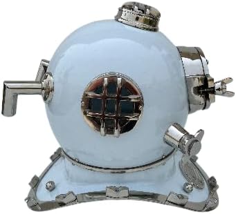 18" Sea Divers Diving Helmet | Mark V Divers Diving Heavy Helmet | Sky Blue |