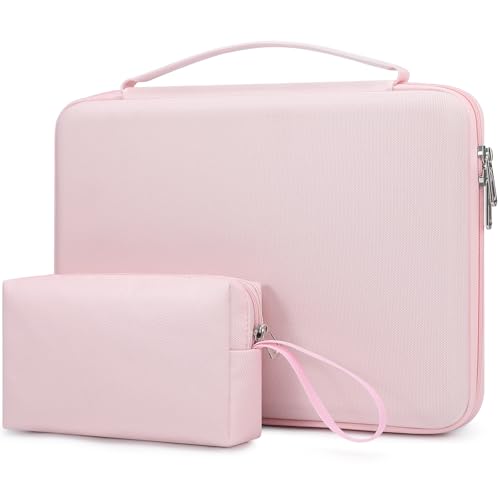 HYZUO 13.3-14 Inch Hard Shell Laptop Case Sleeve for MacBook, Pale Pink by HYZUO - Used condition - CA$20.19
