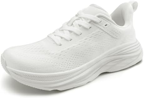 Athlefit Women's Slip On Walking Tennis Shoes Non-Slip Lightweight Breathable Hands-Free Athletic Workout Sneakers for Gym Travel Work