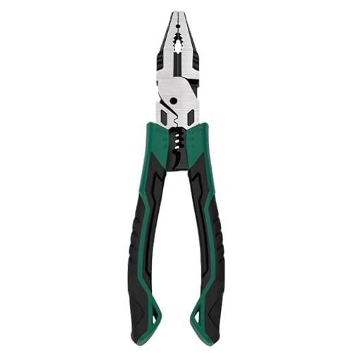 Pinzas eléctricas multifuncionales, alicates de corte de alambre, pinzas multifuncionales cortaalambres, pinzas de cableado multiusos para electricistas, amantes de la artesanía y