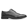 Hush Puppies Men's Elliot Brogue School Uniform Shoe, Black, 11 UK #1