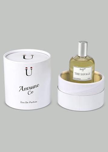 Image of Amrune Co | The Savage | Luxury Men Eau De Parfum | Fresh Spicy Amber Woody | Perfume Spray for Man | Strong & Long Lasting Fragrance | Luxury Gift for Him | 100 ml