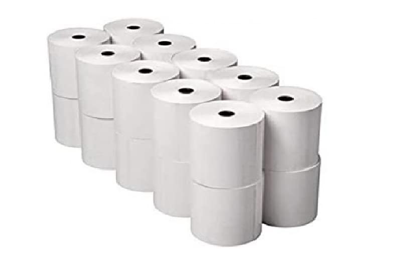 80 x 60mm Thermal Till Rolls Chip & Pin PDQ Credit Card Roll - 20 Rolls BPA Free Thermal Paper Rolls