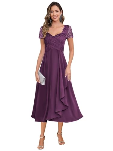 long sleeve midi wedding guest dress Amazon.com: ZESICA Women's Long Sleeve Midi Dresses 2026 Spring Elegant  Crewneck Swing A Line Wedding Guest Party Dress with Pockets,Apricot,Small  : Clothing, Shoes & Jewelry