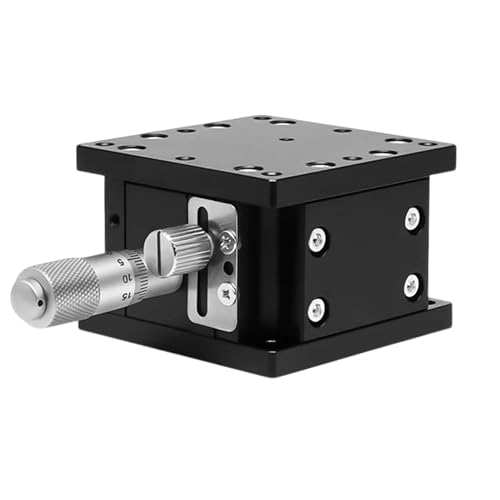 Manueller Z-Schritt, Linearer Mikrometer, Feineinstellung, Kugellager, Präzision, Trimming Cross Roller Z Achse, horizontal, Hebeposition, lineare Stufe, 60 x 60 mm, für präzise Inspektion