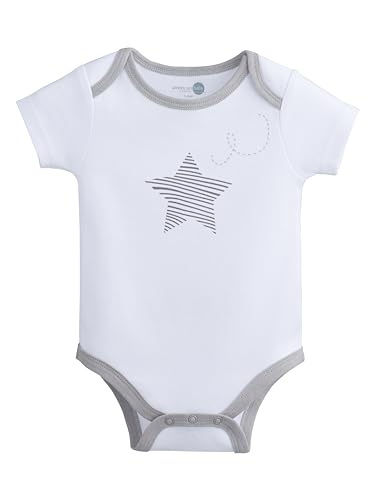Image of American Baby Company Unisex 3-Pack 100% Cotton Short Sleeve Bodysuit