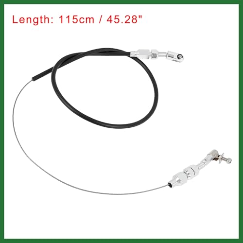 Kit de línea de combustible y cable trenzado universal de 24 pulgadas de acero resistente 2