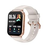 スマートウォッチ iPhone/Android対応 Bluetooth 通話機能付き 1.85インチ 大画面 腕時計 歩数計 Smart Watch 着信電話通知 IP68防水 アラーム タイマー ストップウォッチ 天気予報 100+種類運動モード 技適認証取得済