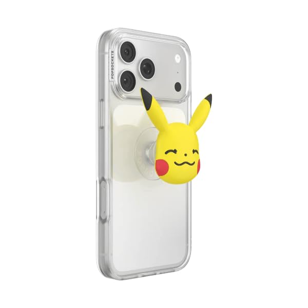 Image of PopSockets Adhesive Phone Grip, Holder- Pikachu