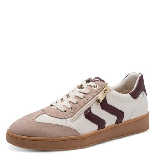 Baskets femme Marco Tozzi 2-23739-44 crème bordeaux taille 42