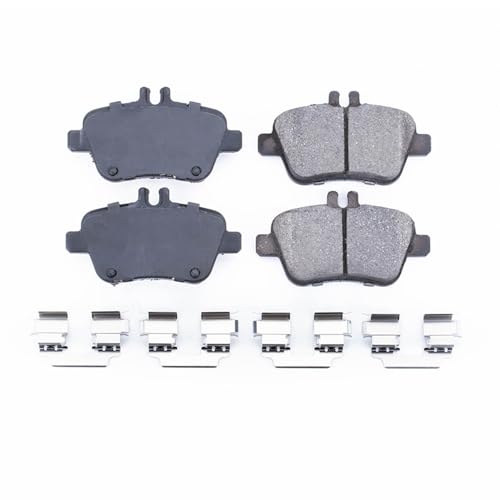 Image of PowerStop Rear Brake Pads for Infiniti QX30 2017-19 |Mercedes-Benz B Electric Drive 2014-15 |B250 2013-15 |B250e 2016-17 |CLA250 2014-19 - Z17 Ceramic Brake Pads with Installation Hardware, 17-1646