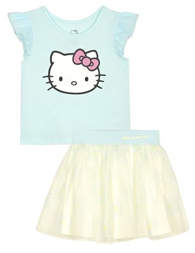 Image of Hello Kitty Girls 2-Piece T-Shirt and Skirt Set