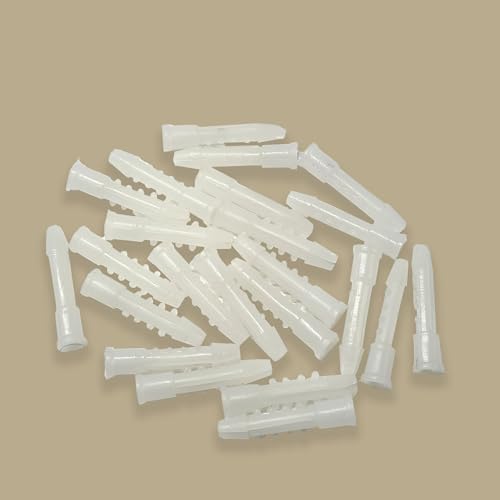 Image of 35mm Wall Plug with Screw - 35 * 8 (1.5 inches) - Combo of Screw and Gitti for Easy Wall Hanging