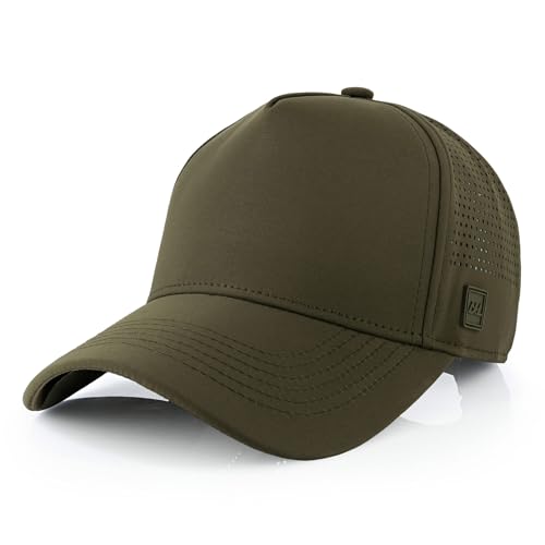 Image of CHOK.LIDS Cooling Trucker Hat Performance Cooling Mesh Back Flat Bill Hat Waterproof Dry Baseball Cap Fitted Hats for Men