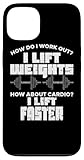 citazione anti-allenamento cardio i lift faster funny weight lifting custodia per iphone 13