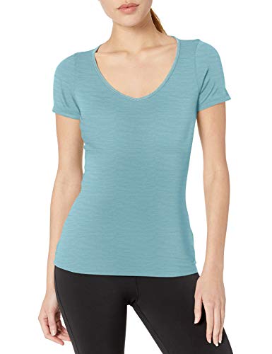 Icebreaker Merino Women's Siren Short Sleeve Sweetheart Underwear, Waterfall, Medium