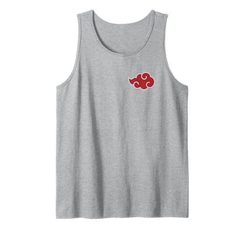 Naruto Shippuden Akatsuki Nube Camiseta sin Mangas