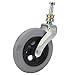 NDNCZDHC Wheelchair Front Wheel 6 Inch Wheelchair Replacement Wheel Grey PU Inflatable Wheelchair Wheels Replacement