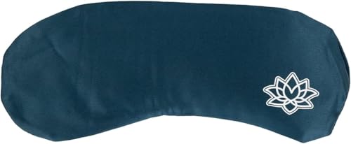 Bodhi Weiches Augenkissen mit Lavendel-Leinsamen-Füllung | Augenmaske für Yoga, Entspannung & Meditation | Bezug aus Mako-Satin oder Seide |...
