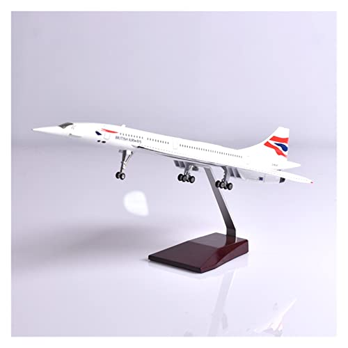 Kit coleccionable Concorde de 50cm en resina con luces, el regalo ideal para pilotos 7