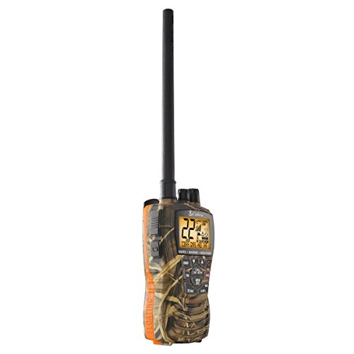 image for Cobra MR HH450 CAMO Handheld Floating VHF Radio – 6 Watt, All-Terrai